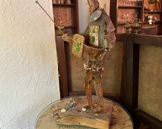 Found objects sculpture