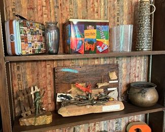 Sculpture, art glass, and more