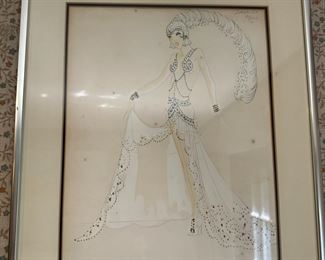 Original fashion drawing