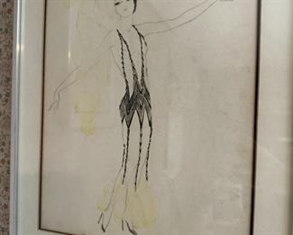 Original fashion drawing