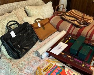 Peter Max poster books, Monopoly collector's edition, new hand woven area rug and more