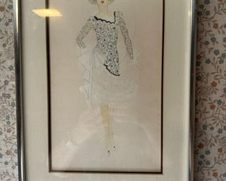 Original fashion drawing