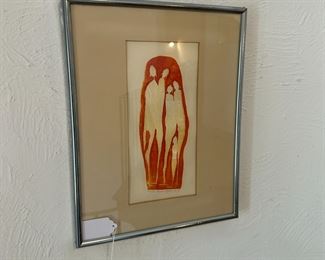 Abstract mid century art