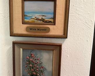 Nice set of small oil paintings