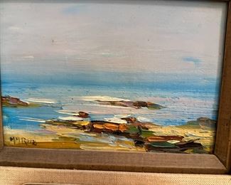 Seascape signed M M Ruiz