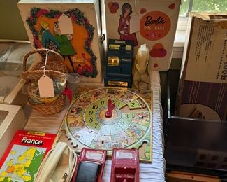 Vintage toys including Barbie