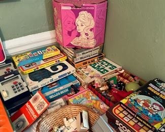 Vintage toys and games
