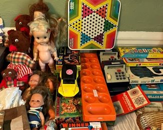 Vintage toys and games