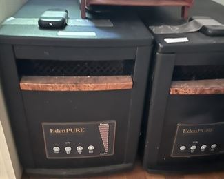 2 EdenPure  portable heaters - untested with remotes