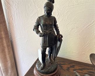 Knight sculpture