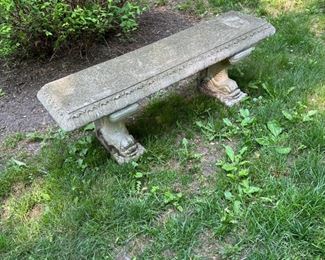 Concrete bench