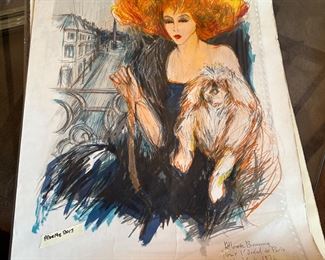 Vintage lithograph