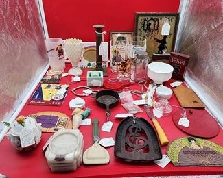 https://bit.ly/C2C06122023 Antique Dealer Estate Auction: Stoneware, Kitchen, Household, Home Decor, Antiques, Primitives, Furniture & More! Ends June 12th 7pm, everything starts at $5