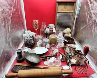 https://bit.ly/C2C06122023 Antique Dealer Estate Auction: Stoneware, Kitchen, Household, Home Decor, Antiques, Primitives, Furniture & More! Ends June 12th 7pm, everything starts at $5