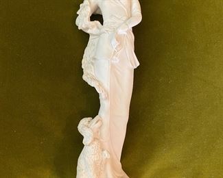 Florence Giuseppe Armani Lady Figuirine Lady with Poodle
