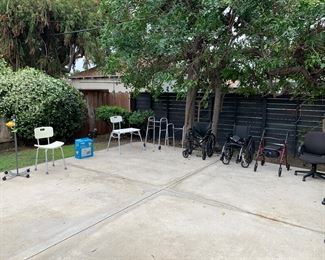 Medical Equipment: Walkers, Wheel Chairs, Shower Chairs, Bed Table