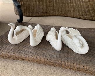 Swan Planters / Vase