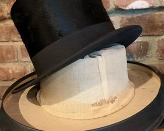 Vintage Black Top Hat