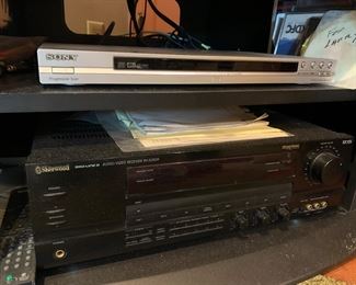 SONY DVD Player and Sherwood DIGI LINE Audio/Video Receiver RV-505OR