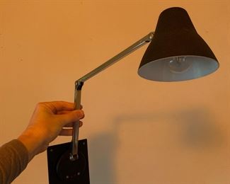 Vintage Black Tensor Wall Lamp