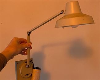 Vintage White Tensor Wall Lamp