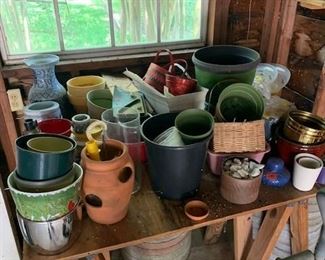 Pots and Yard Decor