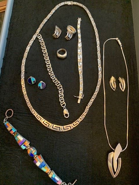 Lots of Jewelry Gold and Silver and Precious Stones