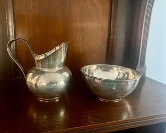 Vintage Sterling Sugar & Creamer Set