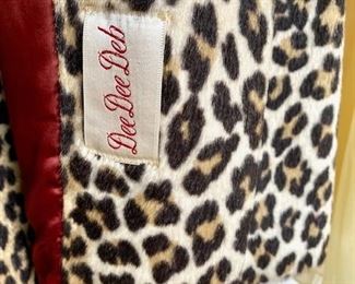 Dee Dee Deb Vintage Leopard Print Coat