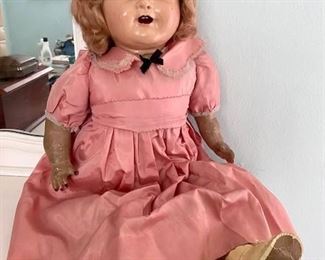 Vintage1930's Large Composition Doll
