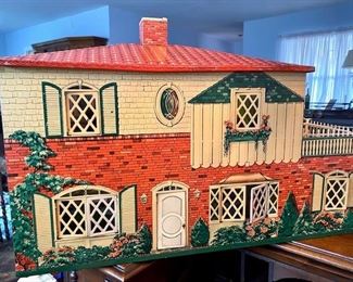 Tin Doll House by T. Cohn, Made in USA, 1950'S