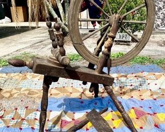 Antique Spinning Wheel