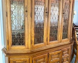 Vintage Wooden China Cabinet
