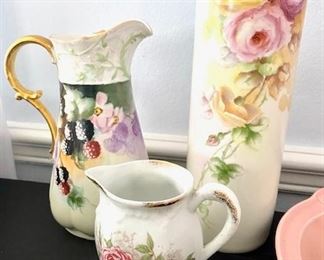 Vintage European Pitchers and Vase