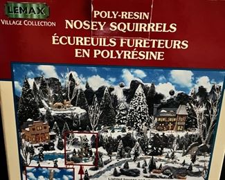 Lemax Nosey Squirrels 