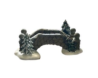 Christmas Village Landscaping Bridge 