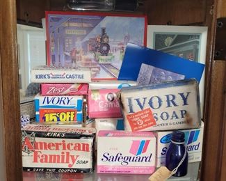 Vintage Ivory soap and others