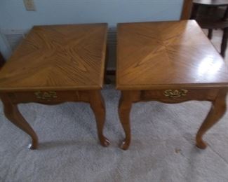 Matching end tables 