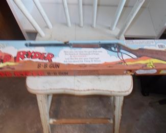Red Ryder in box, minor damage to box