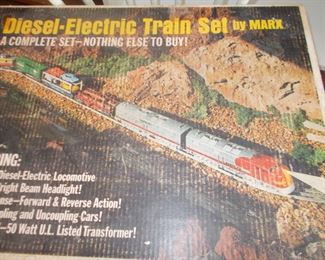 Marx electric train set