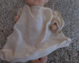 All pieces are complete about 5"   bisque      jointed Stamped on back GERMANY