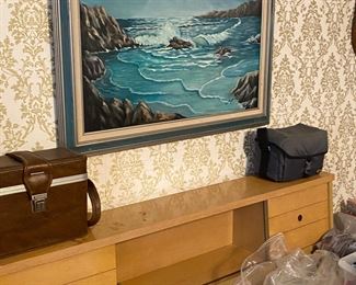 Mid century headboard