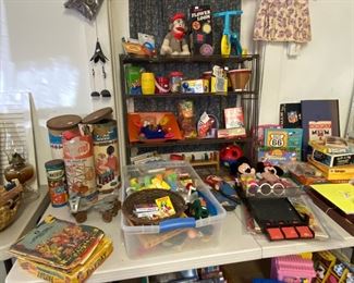 Vintage toys and games