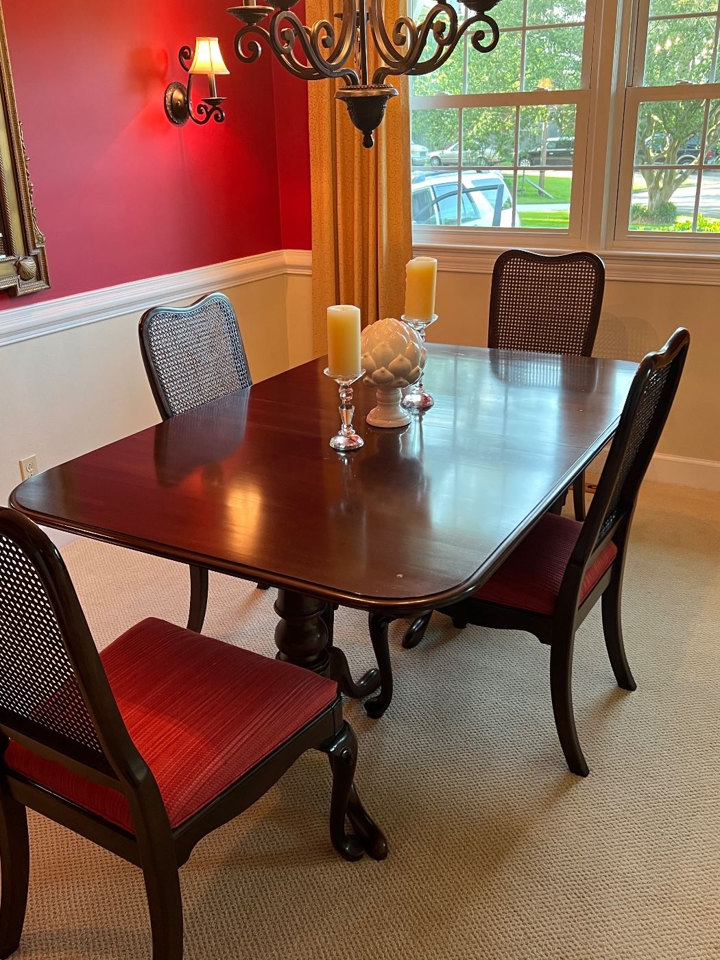 Ethan Allen Dining Room Table and Chairs (6 chairs)