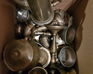 Pewter items