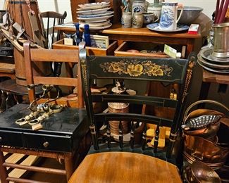 Hitchcock chair set of 3