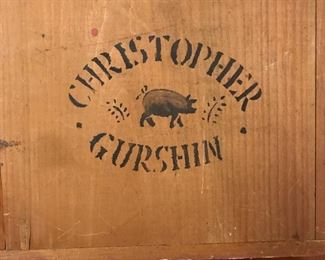 Bottom of wooden house