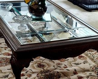Glass/Wood Table
