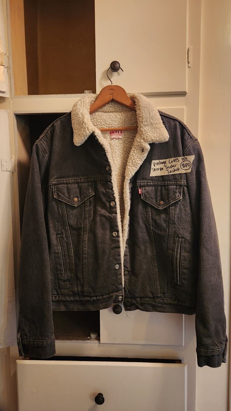 Update: 80s Levis jacket newly added this Saturday. 