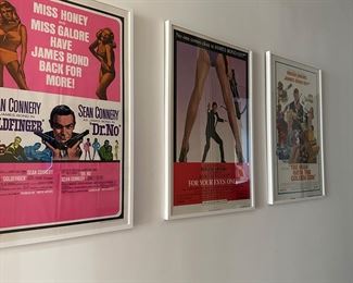 Vintage James Bond Posters Sean Connery